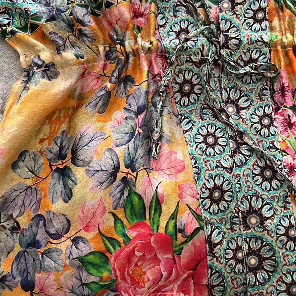 Multicolored silk jacket - Picture 5 of 6